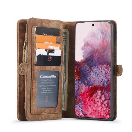 Caseme Fodral Med Magnetskal, Samsung Galaxy S20 Plus, Brun Brun
