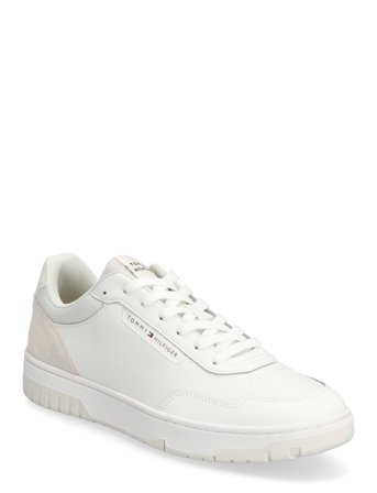 Tommy Hilfiger Th Basket Core Lite Lth/Suede - White - 45