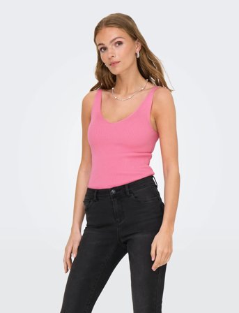 JDY Jdynanna S/L Top Knt Noos - Pink - S
