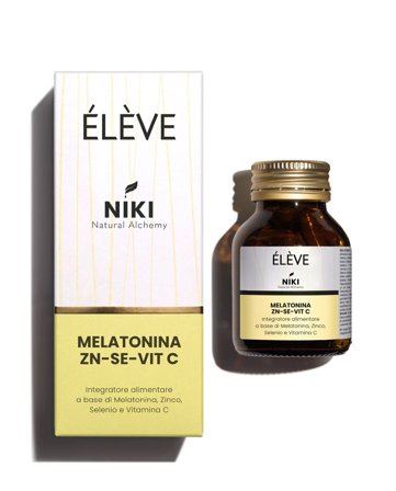 Eleve Niki Melatonina Zinco Selenio Vitamina c 60 Compresse