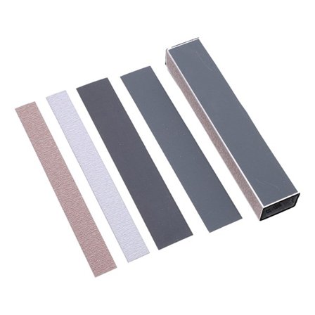 Båndretter Bjælke Slibe Nivelleringsværktøj med Sandpapir til Akustisk Elektrisk Guitar Bas