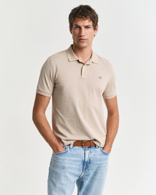 GANT - Klassisk piquéskjorte i regular fit til herre dry sand