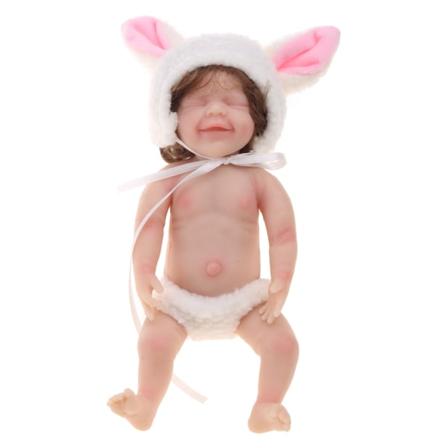 Simuleret genfødt babydukkesæt Dekoration Ornament Supplies Tilbehør til hjemmesoveværelset Festdekoration