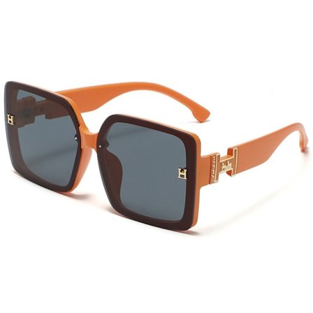 Anti-ultraviolett damsolglasögon Mode stor ram körning