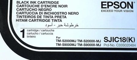 Epson SJIC18(K) - svart - original - blekkpatron