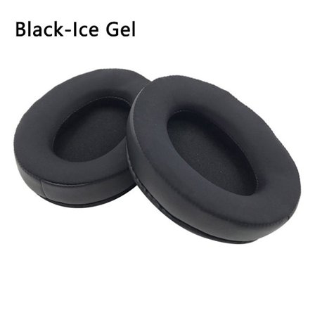 Mordely 1 par ersättnings öronkuddar för HyperX BLACK ICE GEL ICE