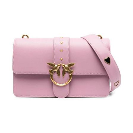 Pinko, Cross Body Bags Roze, Dames, Maat:ONE Size