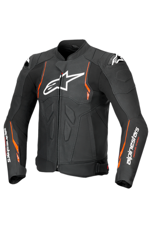 Giacca Moto Alpinestars Dusk Airflow Nero/Rosso 48