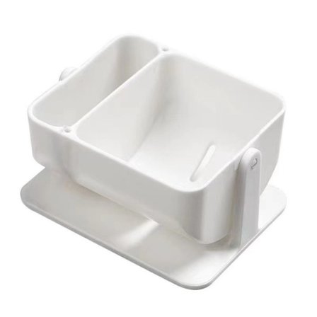 2 ST Luftkudde Förvaringsfäste Powder Puff Torkhållare VIT