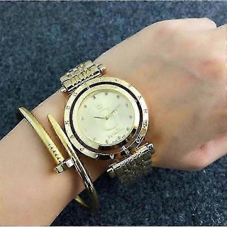 goldLebanghui Pandora Dam Rotatable Casual Klocka Pandora Dam Rotatable Casual Klocka Dam