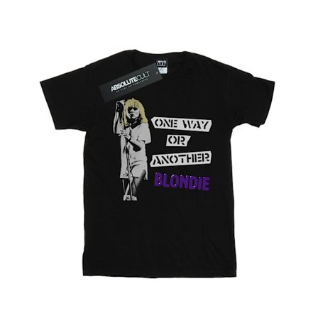 Blondie Girls One Way Or Another Bomull T-shirt 7-8 År Svart
