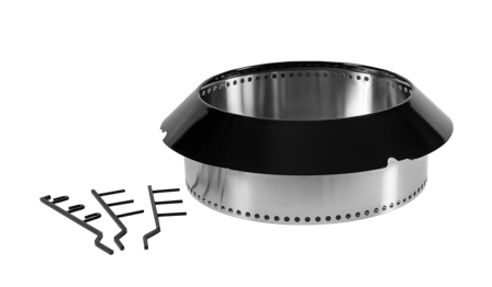 Espegard Rentbrennerinnsats for bålpanne 60 svart