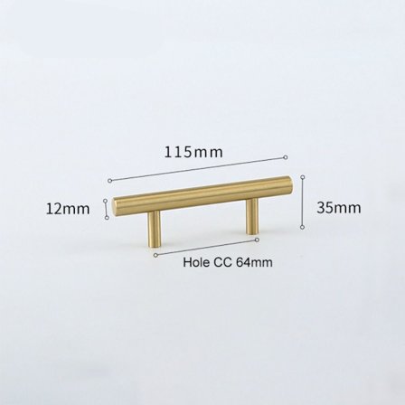 Håndtak Skuff HUL CC 64MMB B