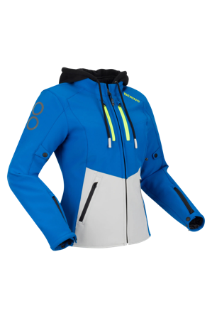 Motorradjacke Bering Rotor Damen Blau/Grau M