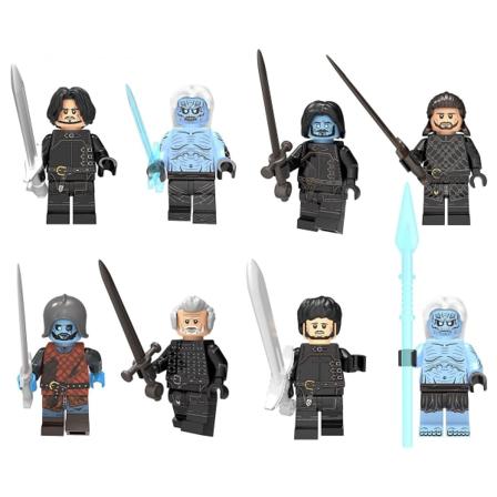 8st Game Of Rights A Song Of Ice And Fire Johns Night Watchman Ghoul Bunyan Building Block Minifigure Toy[HK]