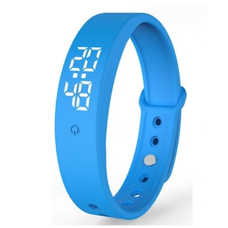 Vibrerande påminnelse-klocka - Laddningsbar vibrationsalarm tyst väckarklocka mäter kroppstemperatur vattentät