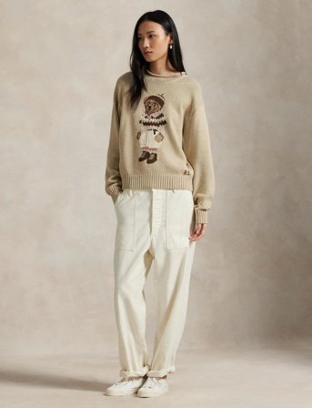 Polo Ralph Lauren Polo Bear Rollneck Sweater - Beige - L