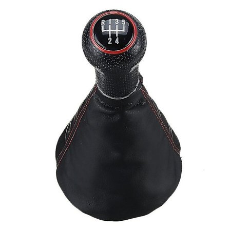 5/6-växlad växelspaksknopp damask bälg spak lock skydd för Polo Golf