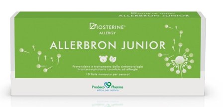 Biosterine Allergy Allerbron Junior 10 Fiale Da 5ml