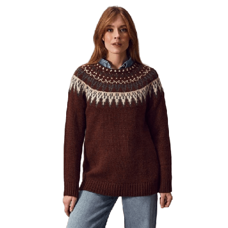 Jumperfabriken Veda Jumper Tröjor Dam Brun S