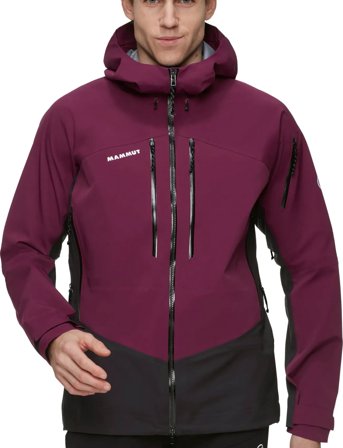 Mammut Taiss Pro Hs Hooded Jacket Men - Burgundy - L