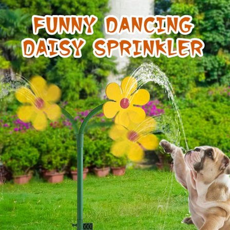 Unik Garden Crazy Flower Sprinkler Funny Dancing Sun Flower