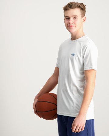 New Balance NB Athletic Tee Grå T-shirts Dreng - Kids Brand Store