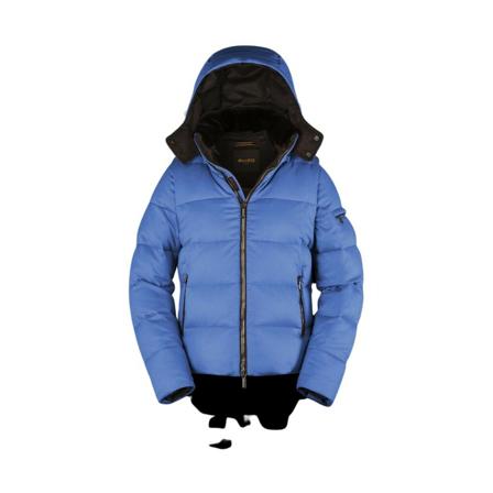 Moorer, Bomber Jackets Blauw, Heren, Maat:M