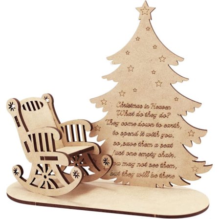 Juleminnepynt, Juleminne Gyngestol Jul i Himmelen Dekorasjoner, Julepynt i Tre Borddekor