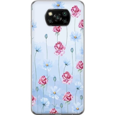 Kompatibel Mobilcover til Xiaomi Poco X3 NFC Petal Reverie Sky Blue