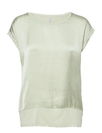 Sc-Thilde Blouses Short-sleeved Grønn Soyaconcept*Betinget Tilbud