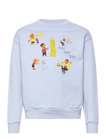THE ANIMALS OBSERVATORY | Bear Kid Sweatshirt Soft Blue | 6 Y