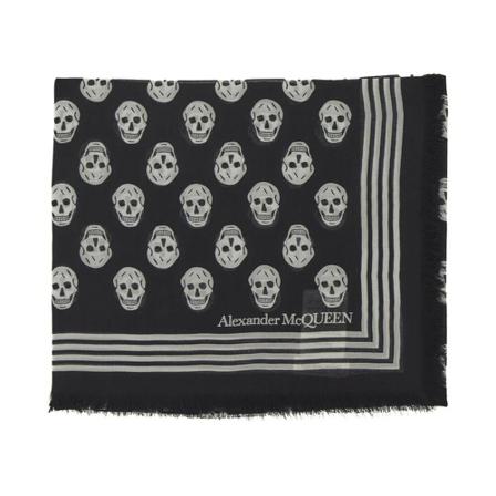 Alexander McQueen Halstørklæde Sort, Dame Tørklæder, Størrelse: ONE Size