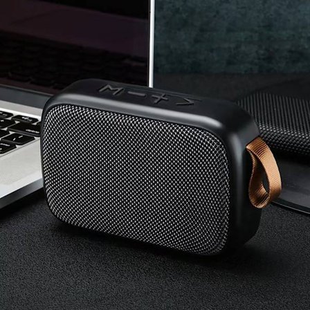 Trådlös Bärbar BT Högtalare Mini Tyg Högtalare Djup Bas Handsfree Samtal Stöd Hifi Högtalare