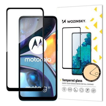 Wozinsky Fullt lim herdet glass for Motorola Moto G22