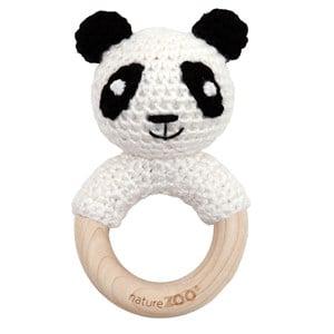 natureZOO White Panda Ring Rattle 0 - 24 months - First toys and baby toys - 0 - 24 months - Black - Junge - Rattle
