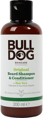 Bulldog Original Beard Wash & Conditioner 200 ml, Hår, Skægpleje, Skægshampoo