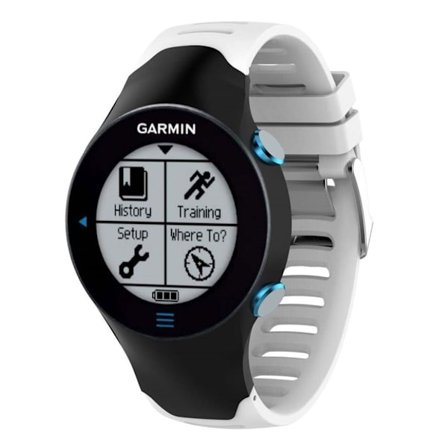 Garmin Forerunner 610 klockarmband i silikon - Vit