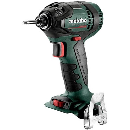 Metabo SSD 18 LTX 200 BL Slagnøgle uden batteri og oplader, Maskiner