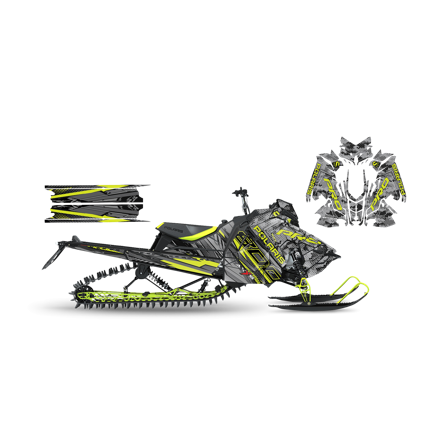 Dekalkit SweTown Elys-Pro-800-Lime - Polaris Axys 850 SKS 146 2019-2021
