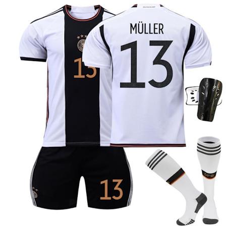 2223 Tyskland VM Hemmatröja Set Thomas Muller Tröja #13 #XS 13 Muller