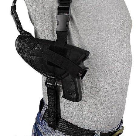 Taktisk Handgun Axelholster Svart Under Arm Dubbel Mjuk Pistolholster