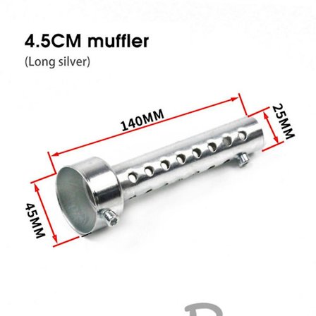 Moottoripyörän äänenvaimennin 35mm 42mm 45mm 48mm 60mm Db Killer pakoputken äänenvaimennin moottoripyörä