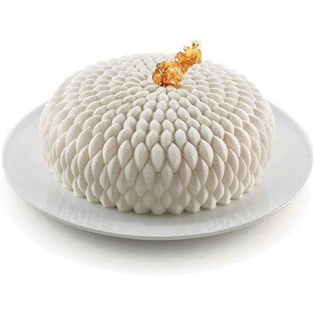 /#/Vit, 24*24*7cm rund mousse tårtform i silikon/#/