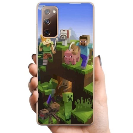 Kompatibelt Mobildeksel til Samsung Galaxy S20 FE MineCraft