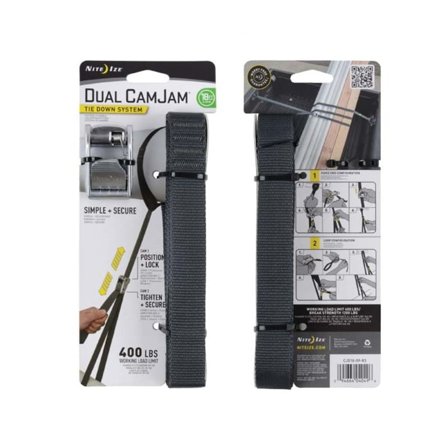 Nite Ize Dual CamJam Tie Down System 12ft other equipment Grey OneSize