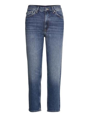 D1. Straight Hw Cropped Jeans Blue GANT