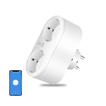 Smart WiFi Dual Smart Plug 16A