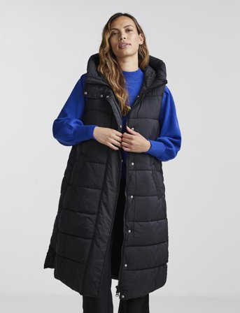 YAS Yasliro Padded Vest S. Noos - Black - S
