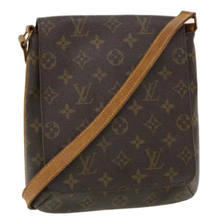 Louis Vuitton Vintage, Pre-owned Bag Bruin, Dames, Maat:ONE Size,leer